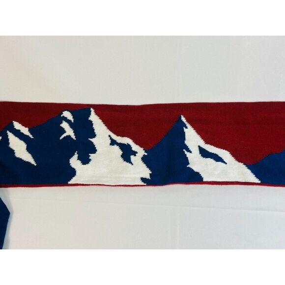 NHL Colorado Avalanche GO AVS GO Playoff Fringed Scarf Hockey Mountains - Picture 4 of 4